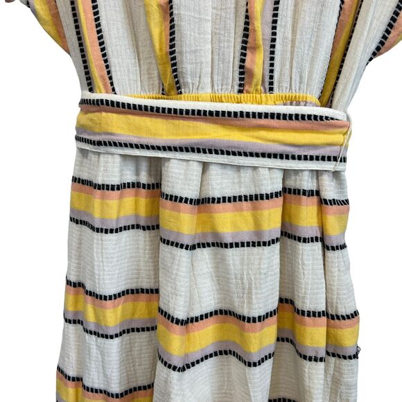 Saylor Patrice Striped Cotton Slit Leg Jumpsuit Size S - Picture 13 of 13